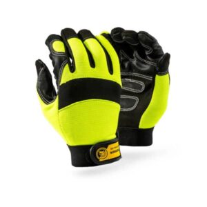 MACH-5 Dura Grip Hi Viz glove